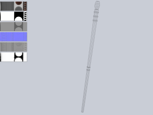 Baston Modelo 3D
