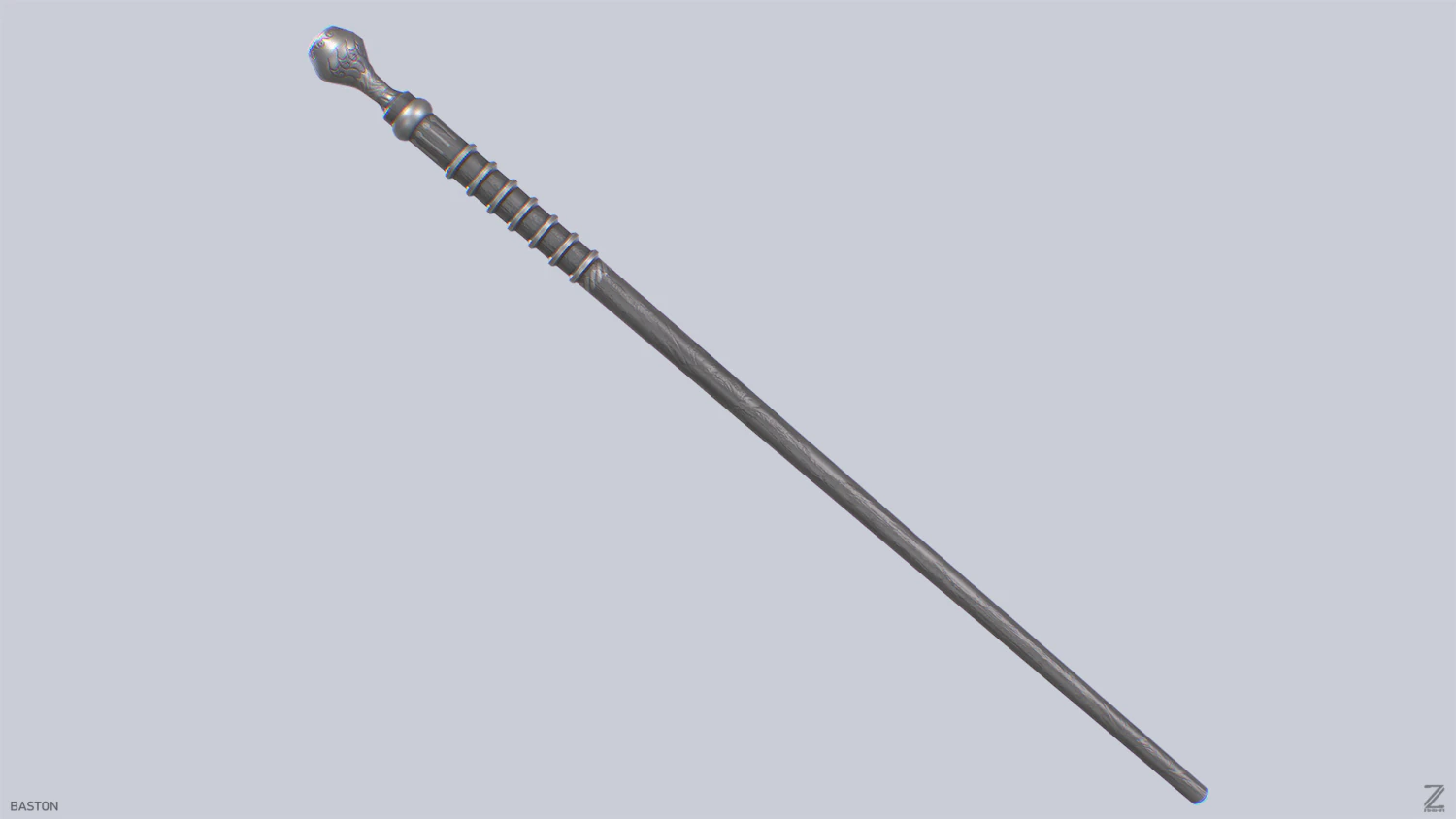 Baston 3D Model .c4d .max .obj .3ds .fbx .stl .blend 