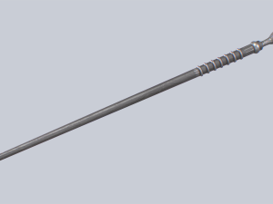 Baston Modello 3D