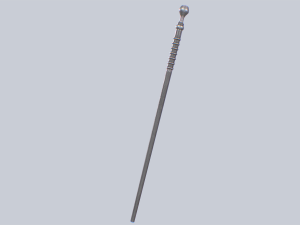 Baston Modello 3D