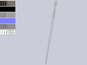 Bastone Modello 3D