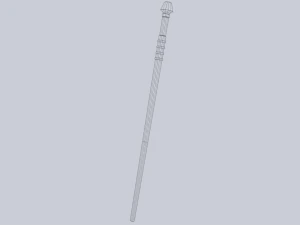 Bastone Modello 3D
