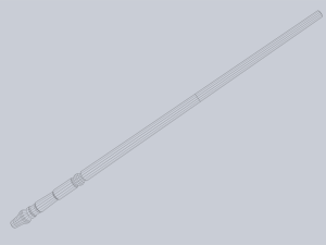 Baston Modello 3D