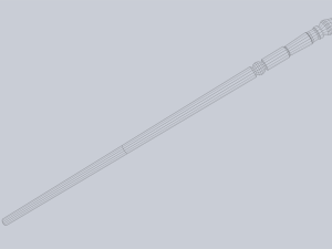 Baston Modello 3D