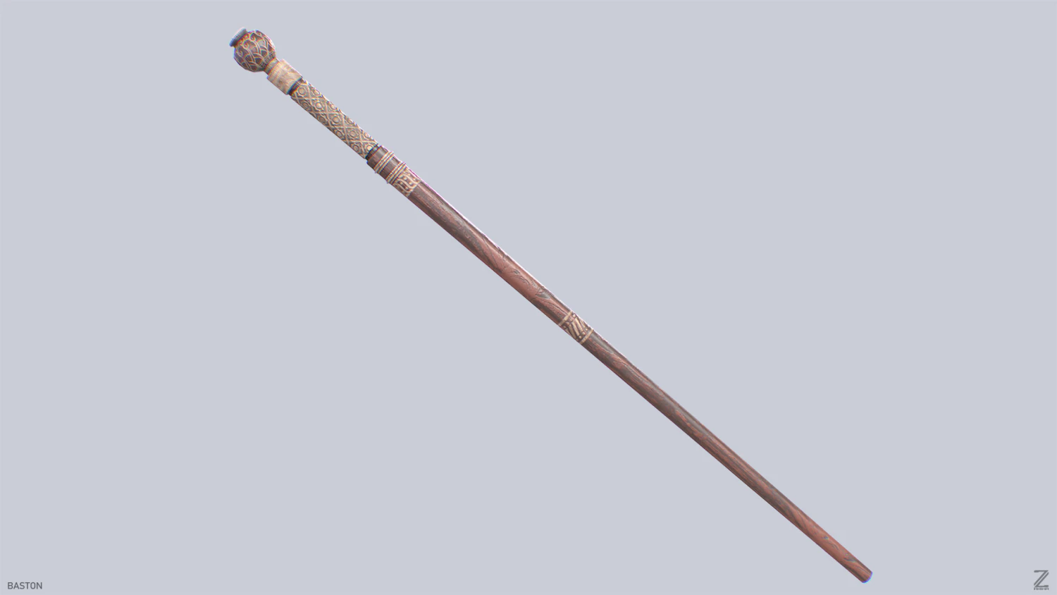 Baston 3D Model .c4d .max .obj .3ds .fbx .stl .blend 