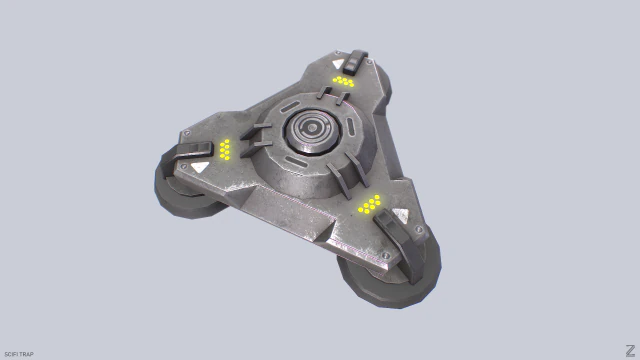 SFトラップ 3Dモデル .c4d .max .obj .3ds .fbx .stl .blend 