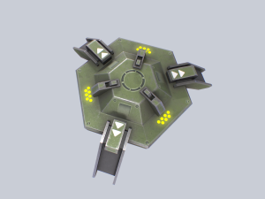Scifi trap 3D Модель