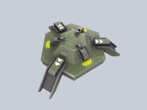 Scifi trap 3Dモデル