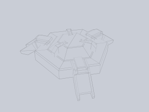 Scifi trap 3Dモデル