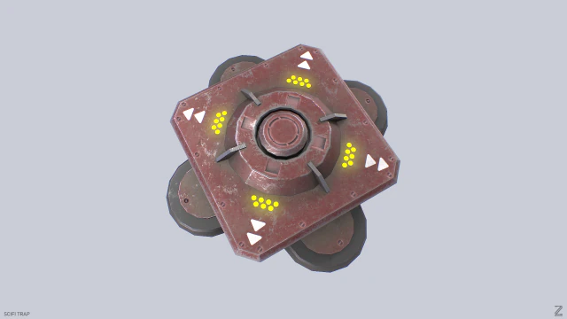 SFトラップ 3Dモデル .c4d .max .obj .3ds .fbx .stl .blend