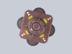 Scifi trap Modèle 3D