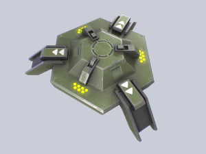 Scifi trap collection 3D Model