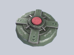 Sci fi land mine 3D Модель
