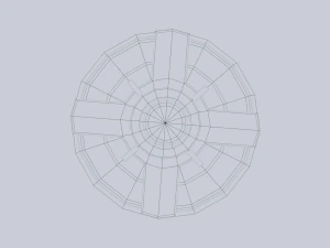 Mina terrestre di fantascienza Modello 3D