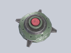 Sci fi land mine 3D Модель