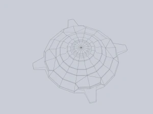 Sci fi land mine 3D Model