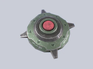 Sci fi land mine 3D Model