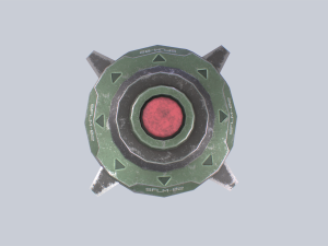 Sci fi land mine 3Dモデル