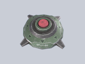 Sci fi land mine 3Dモデル