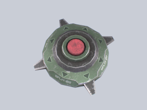 Sci fi land mine 3Dモデル