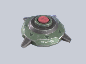Sci fi land mine 3Dモデル