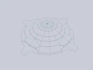 Sci fi land mine 3D Model