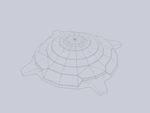Sci fi land mine 3D Model