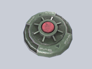 Sci fi land mine 3D Модель