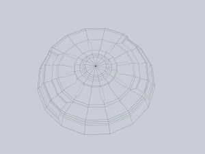 Mina terrestre de fic&ccedil;&atilde;o cient&iacute;fica Modelo 3D