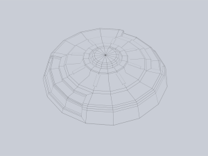 Sci fi land mine Modelo 3D