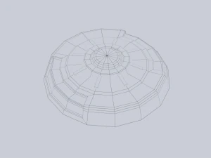 Mina terrestre de fic&ccedil;&atilde;o cient&iacute;fica Modelo 3D