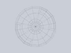Mina terrestre de fic&ccedil;&atilde;o cient&iacute;fica Modelo 3D