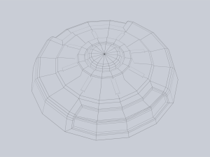 Sci fi land mine Modelo 3D