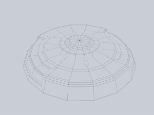 Sci fi land mine Modelo 3D