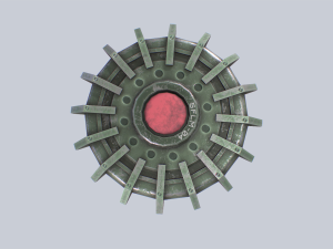 Sci fi land mine Modelo 3D