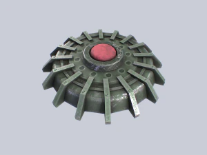 Mina terrestre di fantascienza Modello 3D