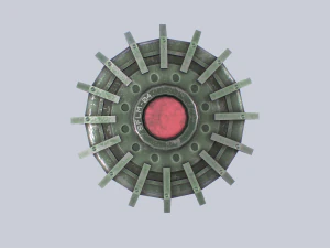 Mina terrestre di fantascienza Modello 3D