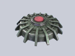 Mina terrestre di fantascienza Modello 3D