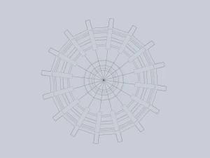 Mina terrestre di fantascienza Modello 3D