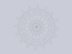 Mina terrestre di fantascienza Modello 3D