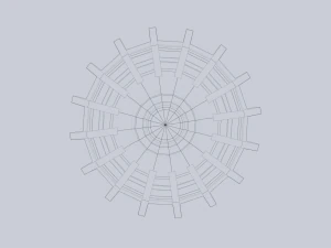 Mina terrestre di fantascienza Modello 3D