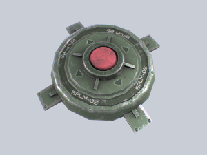 Sci fi land mine 3D Модель