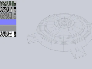 Mina terrestre di fantascienza Modello 3D