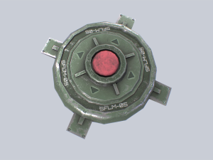 Sci fi land mine 3D Model