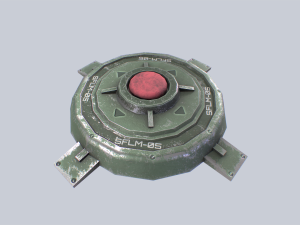 Sci fi land mine 3D Model