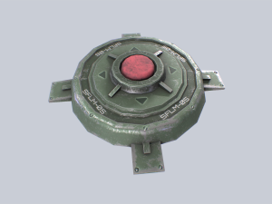 Sci fi land mine 3D Model