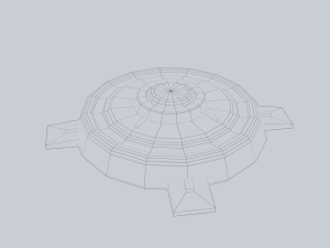 Sci fi land mine 3D Model