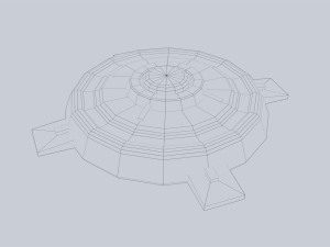 Sci fi land mine 3D Model