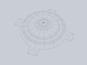 Sci fi land mine 3D Model
