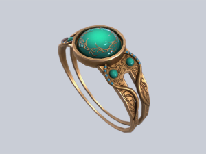 Fantasy ring Modelo 3D